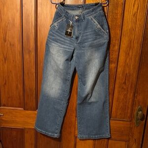 Flamingals Wide-Leg Jeans